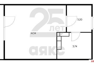 Фото №5: 1-комнатная квартира 21 м² - Краснодар, мкр. жилой комплекс Ural, ул. Уральская, 87/7