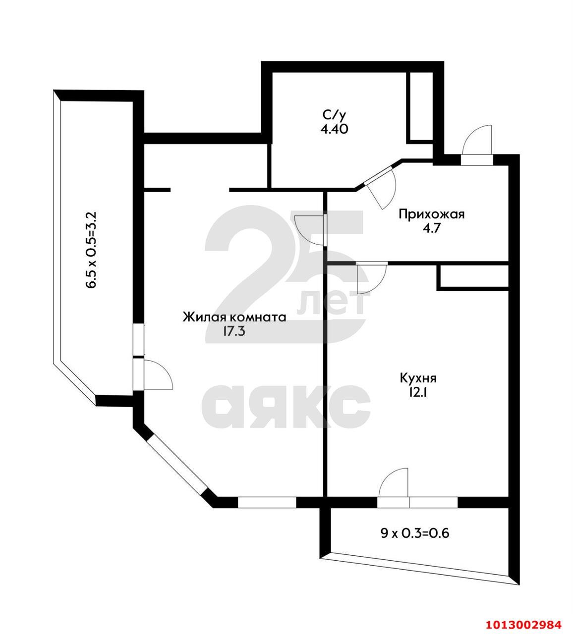 Фото №2: 1-комнатная квартира 42 м² - Краснодар, жилой комплекс Зеленодар, ул. Садовое Кольцо, 3