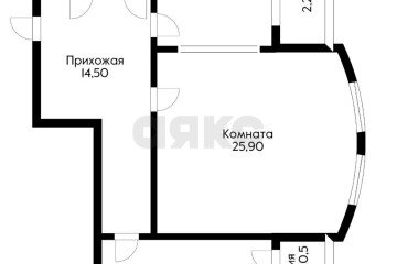 Фото №2: 2-комнатная квартира 77 м² - Краснодар, мкр. жилой комплекс Янтарный 3, пр-кт Константина Образцова, 4к1