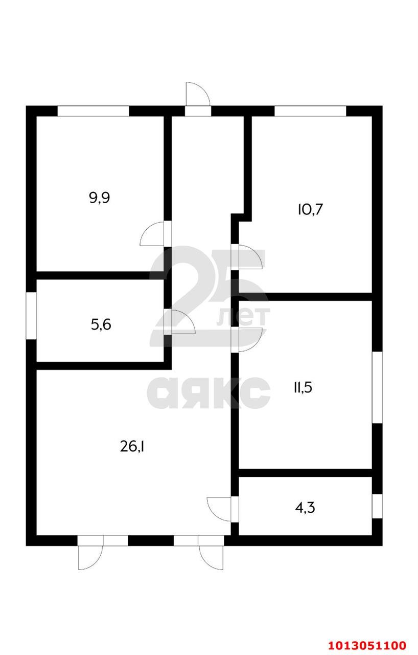 Фото №10: Дом 90 м² + 4.5 сот. - Елизаветинская, Зелёный Огонёк, ул. Виноградная, 15