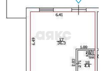 Фото №3: Торговое помещение 41 м² - Краснодар, мкр. жилой комплекс Премьера, ул. Автолюбителей, 1/7к1