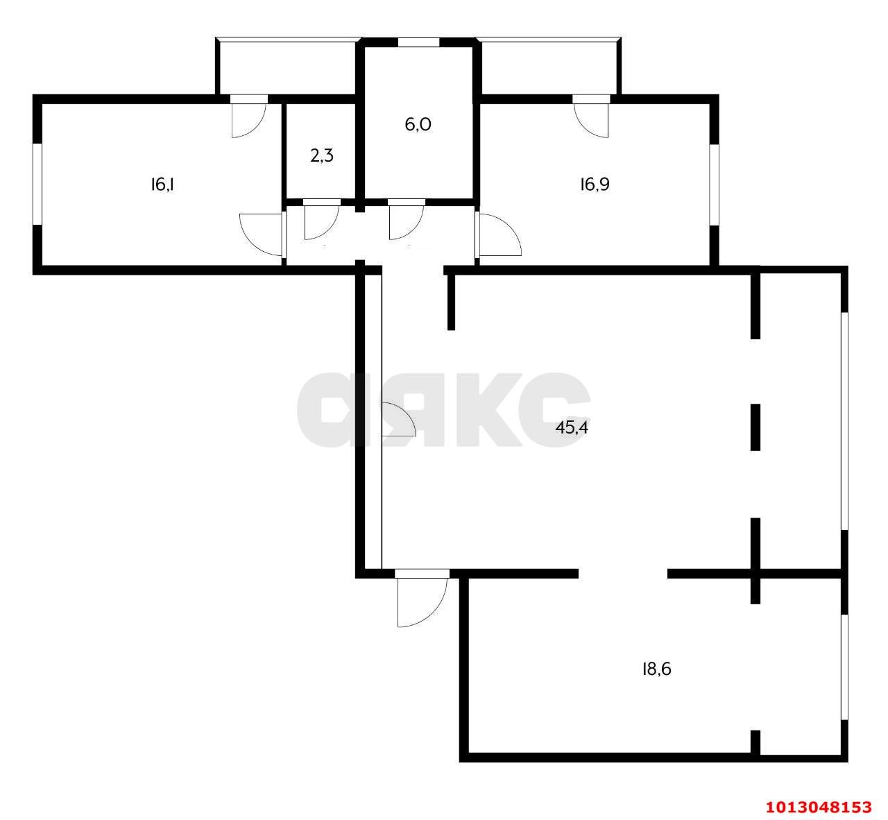 Фото №20: 3-комнатная квартира 126 м² - Краснодар, Черёмушки, ул. Старокубанская, 129