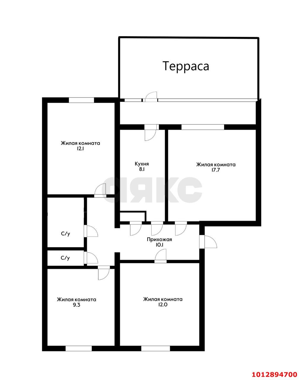 Фото №14: 4-комнатная квартира 84 м² - Энем, ул. Красная, 22