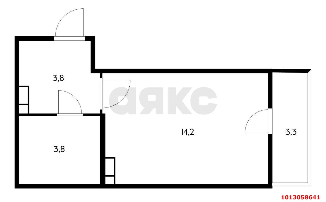 Фото №6: Студия 25 м² - Краснодар, жилой комплекс Смоленский, ул. Восточно-Кругликовская, 30/1