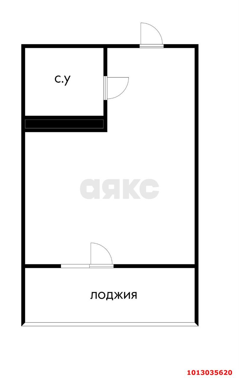 Фото №16: Студия 20 м² - Краснодар, жилой комплекс Краски, ул. Краеведа Соловьёва, 6к1