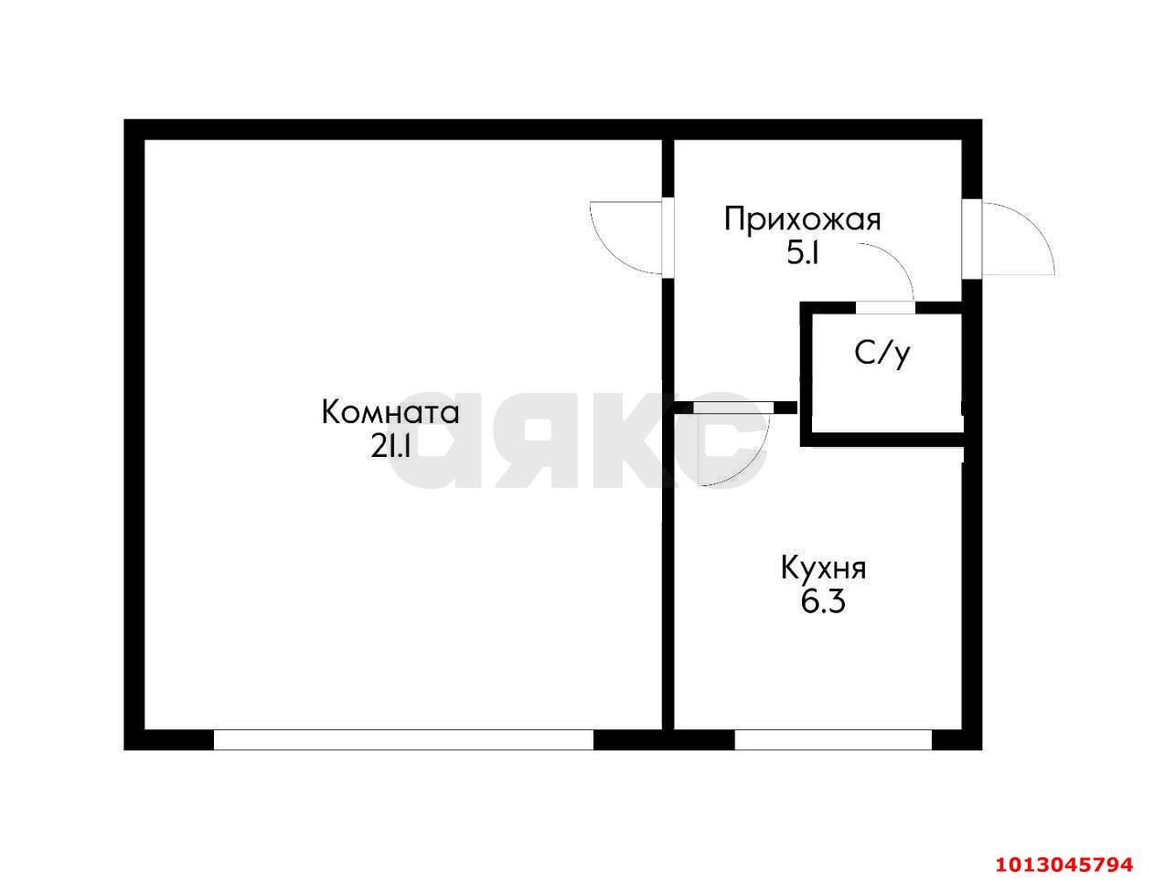 Фото №1: 1-комнатная квартира 33 м² - Краснодар, Фестивальный, ул. имени Дзержинского, 119/1