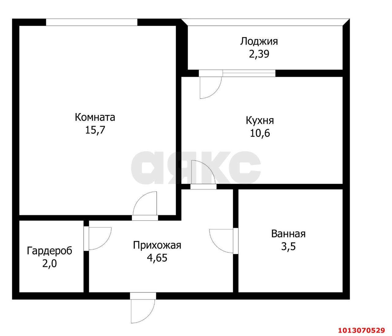 Фото №17: 1-комнатная квартира 42 м² - Краснодар, жилой комплекс Нeo-квартал Красная Площадь, ул. Конгрессная, 25