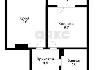 Фото №2: 1-комнатная квартира 33 м² - Краснодар, мкр. жилой комплекс Самолёт-2, ул. Западный Обход, 57к3