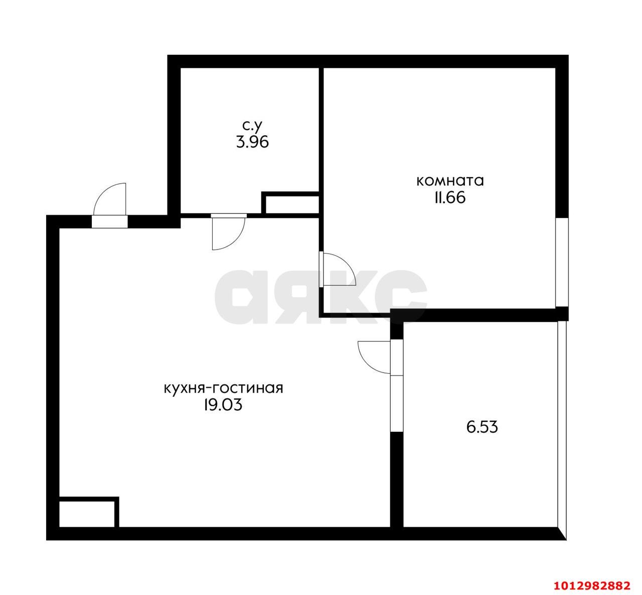 Фото №9: 1-комнатная квартира 41 м² - Краснодар, Любимово, 2