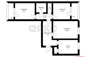 Фото №1: 3-комнатная квартира 72 м² - Краснодар, мкр. Западный внутригородской округ, ул. Офицерская, 45