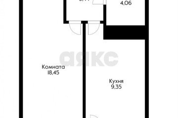 Фото №1: 1-комнатная квартира 37 м² - Краснодар, мкр. Славянский, ул. Заполярная, 39к4