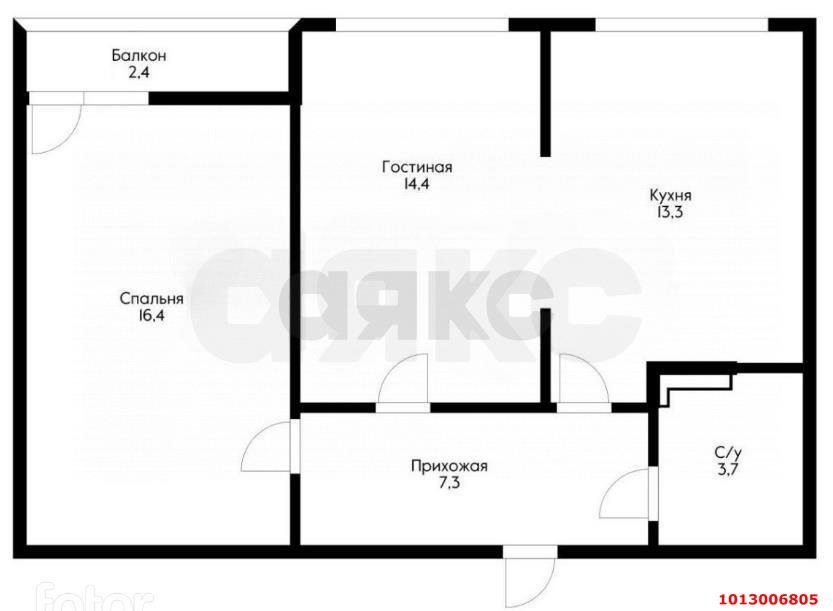 Фото №12: 2-комнатная квартира 51 м² - Краснодар, Новознаменский, ул. Войсковая, 4к5