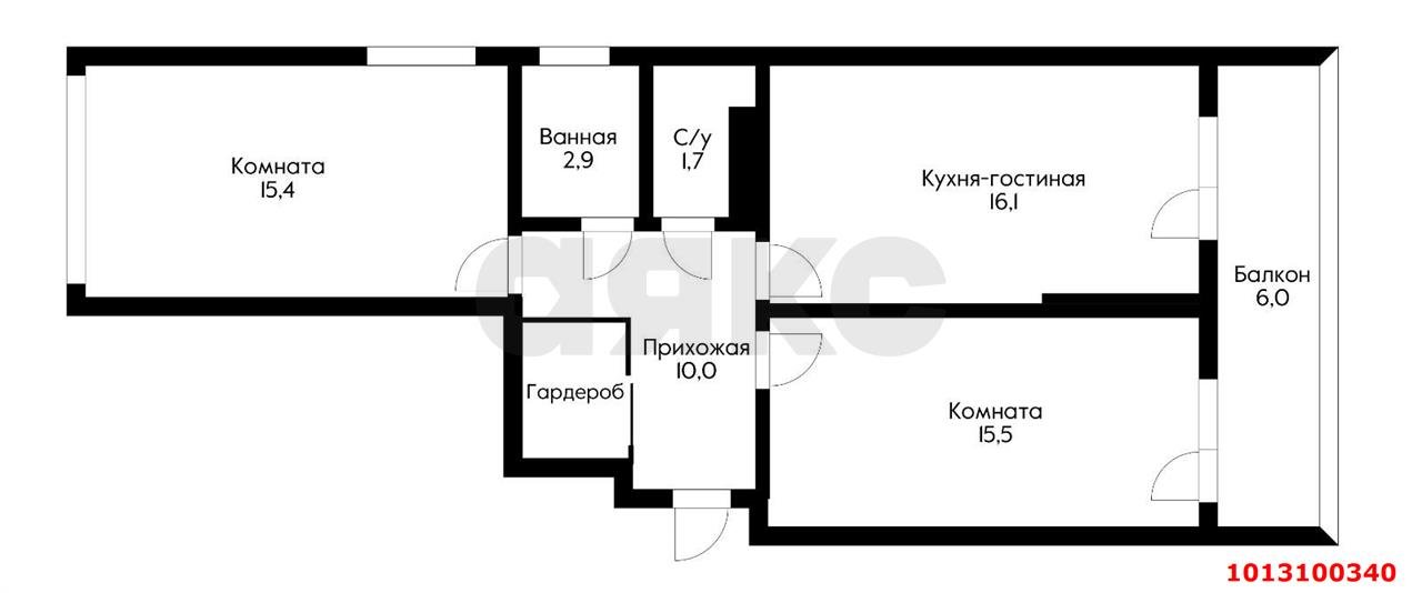 Фото №18: 2-комнатная квартира 68 м² - Краснодар, жилой комплекс Самолёт-5, ул. Ивана Беличенко, 97