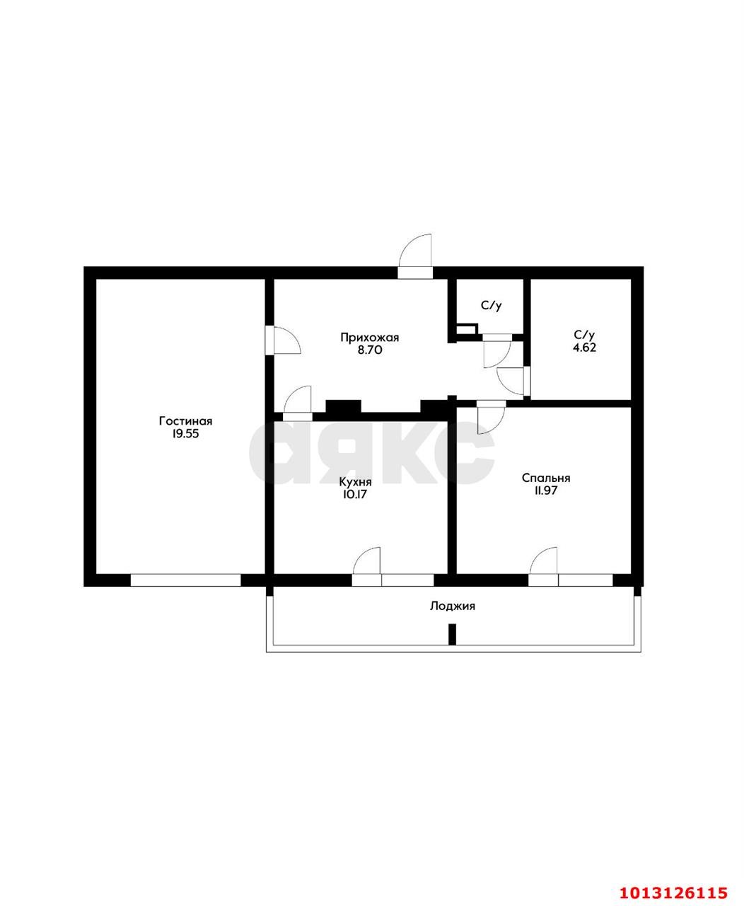 Фото №13: 2-комнатная квартира 60 м² - Краснодар, Славянский, ул. Красных Партизан, 111