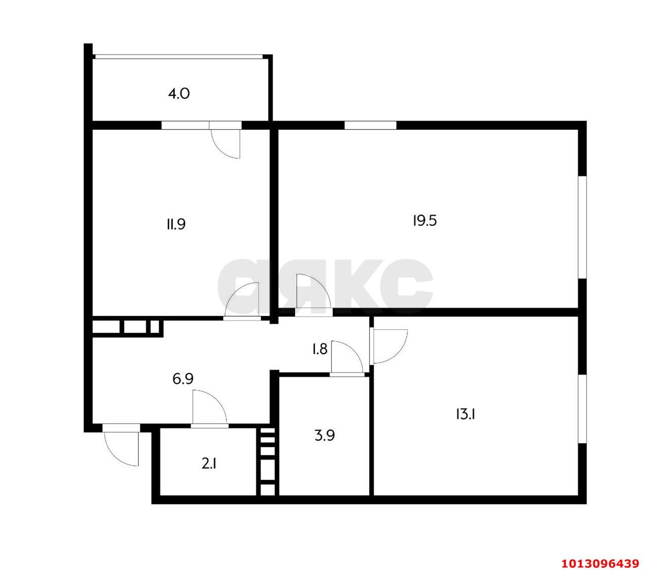 Фото №12: 2-комнатная квартира 63 м² - Краснодар, Почтовый, ул. Кружевная, 5