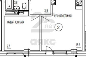 Фото №4: 1-комнатная квартира 35 м² - Краснодар, мкр. Прикубанский внутригородской округ, 