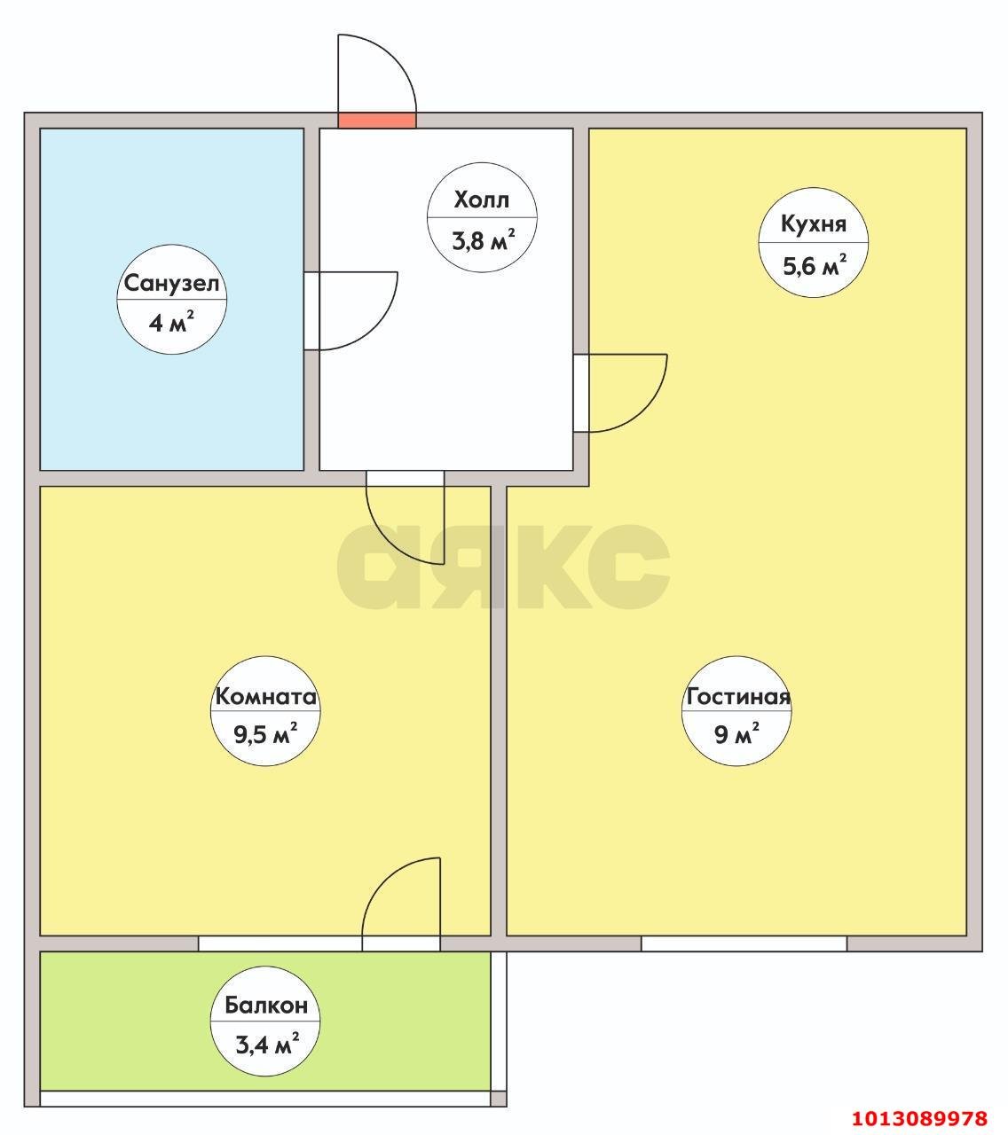 Фото №15: 1-комнатная квартира 35 м² - Краснодар, жилой комплекс Ракурс, ул. имени Героя Ростовского, 8к3