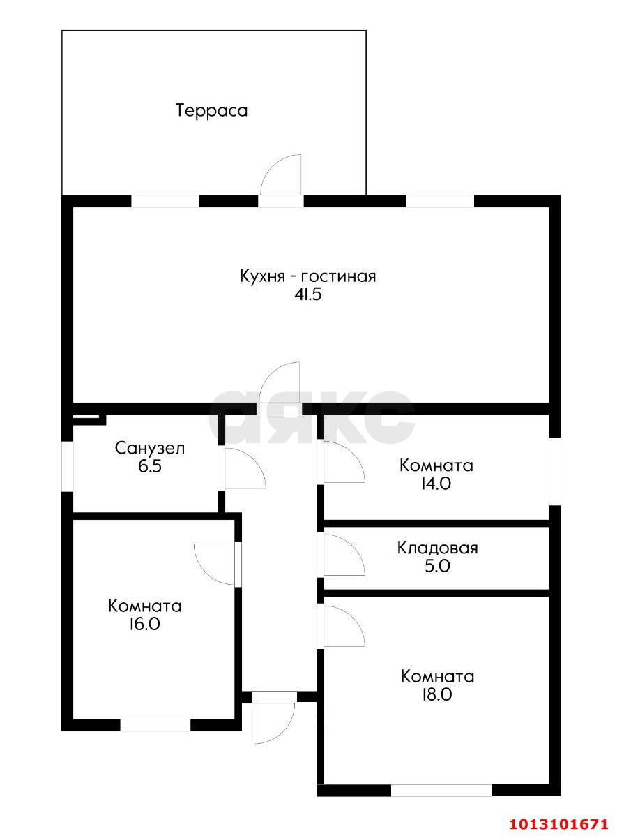 Фото №2: Дом 125 м² + 4 сот. - Яблоновский, ул. Лиманная, 22