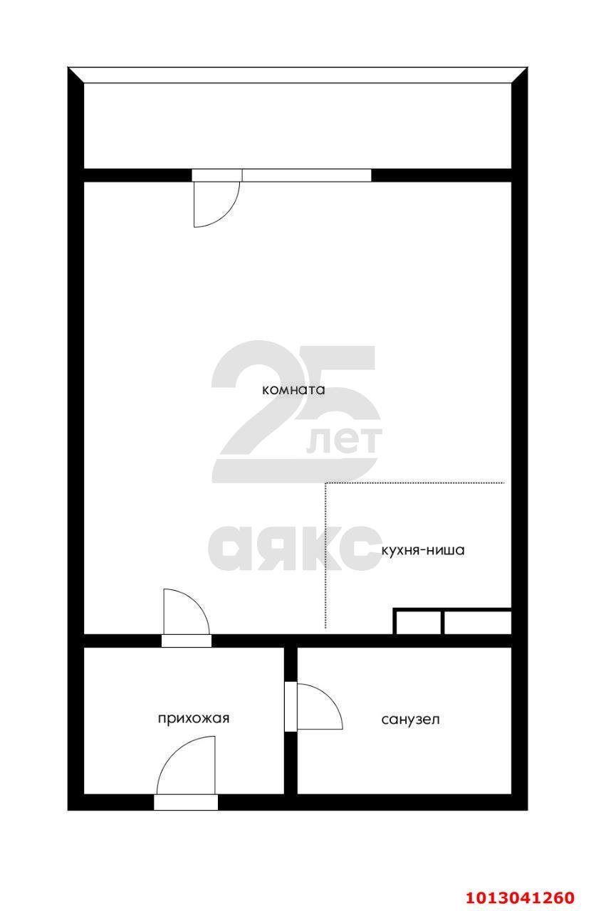 Фото №2: Студия 31 м² - Знаменский, Родные Просторы, 