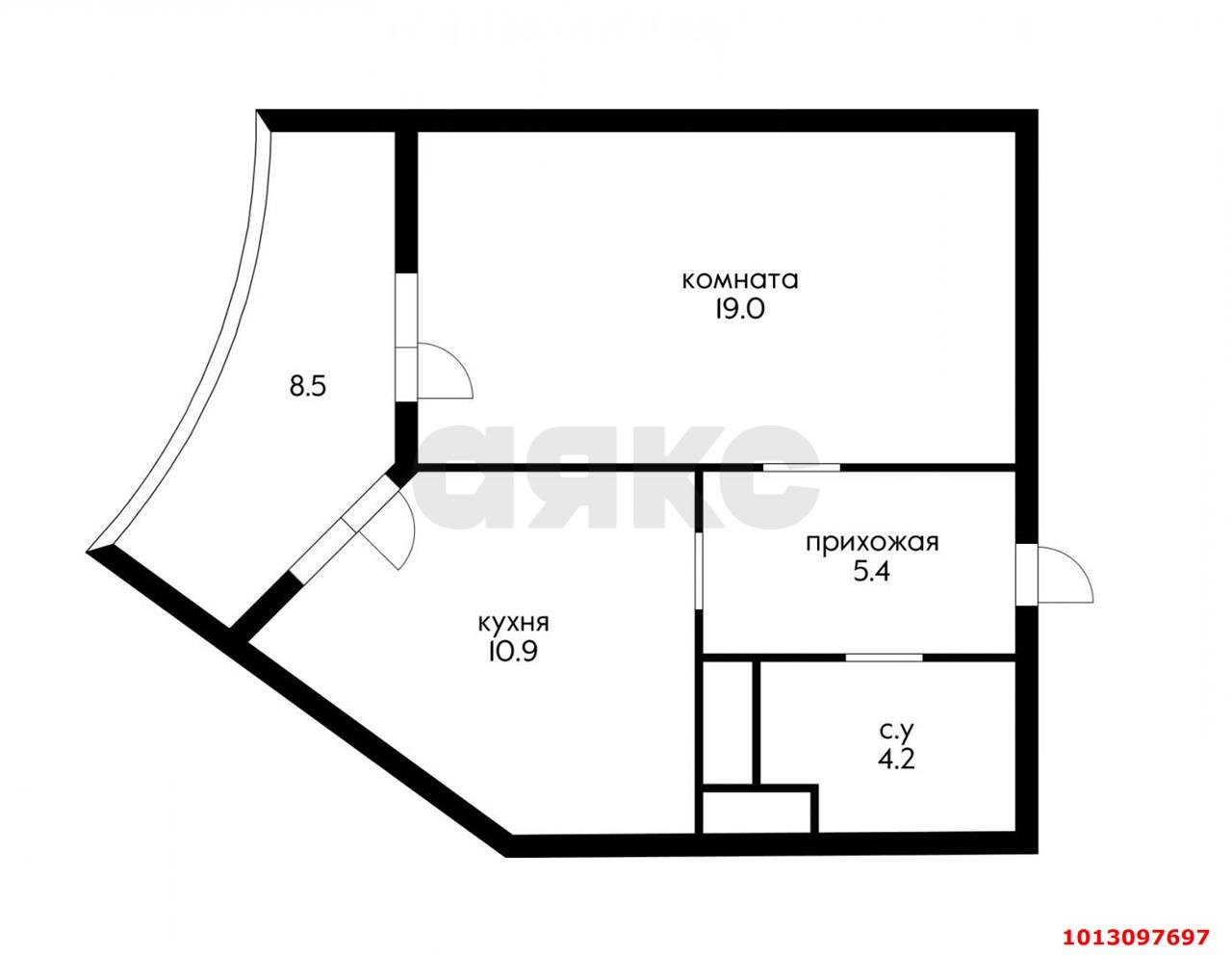 Фото №13: 1-комнатная квартира 48 м² - Краснодар, Комсомольский, ул. Сормовская, 179/1