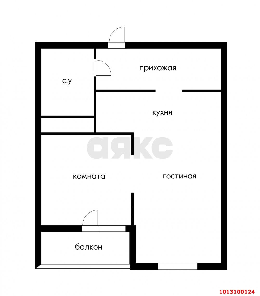 Фото №14: 1-комнатная квартира 40 м² - Краснодар, жилой комплекс Инсити, ул. Евгении Жигуленко, 11/2