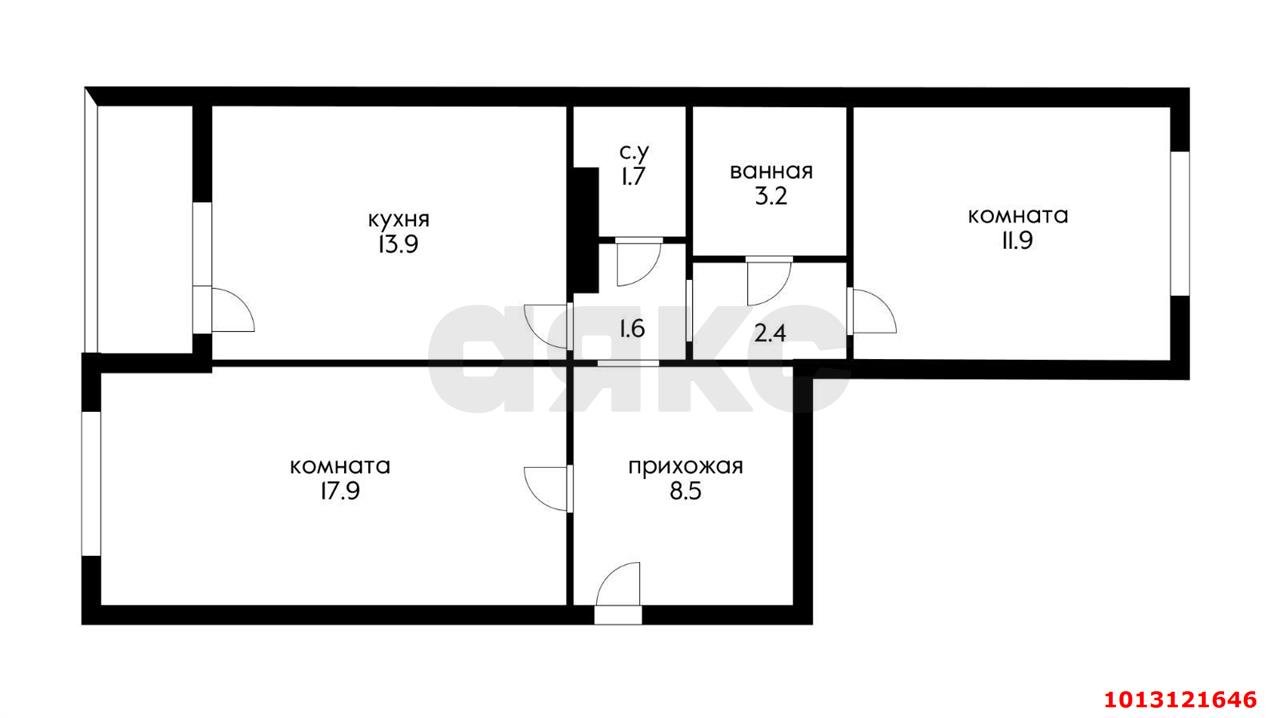 Фото №17: 2-комнатная квартира 64 м² - Краснодар, Пашковский, ул. Фадеева, 429/3