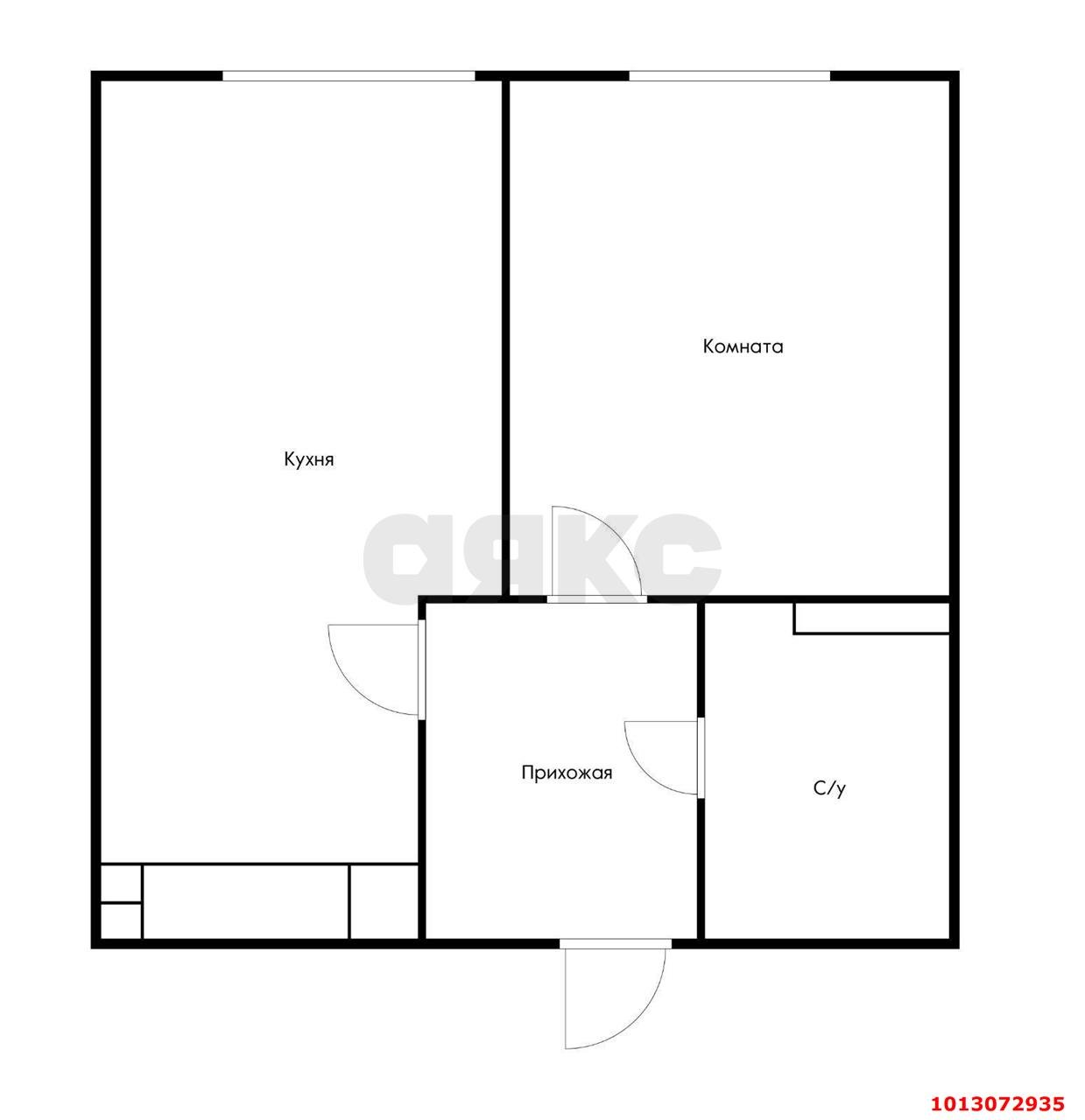 Фото №5: 1-комнатная квартира 33 м² - Новая Адыгея, жилой комплекс Баланс, ул. Береговая, 1к4