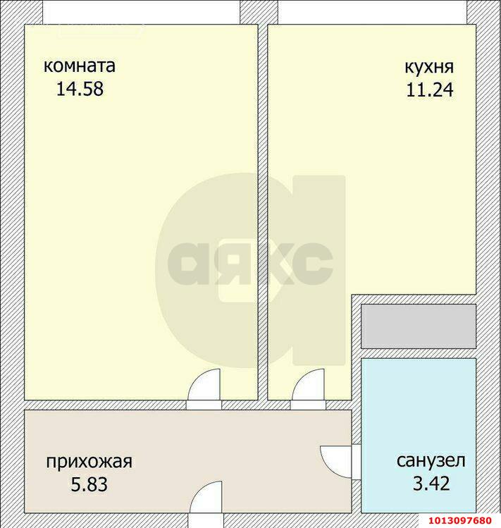 Фото №11: 1-комнатная квартира 35 м² - Новая Адыгея, жилой комплекс Другие Берега, ул. Береговая, 1к10