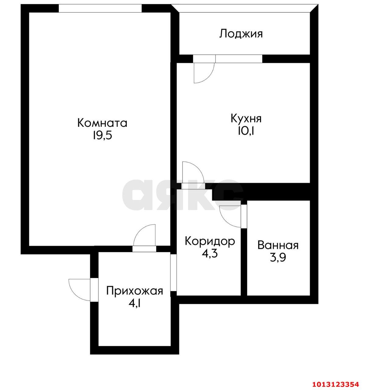 Фото №7: 1-комнатная квартира 45 м² - Краснодар, Гидростроителей, ул. Снесарева, 18/1