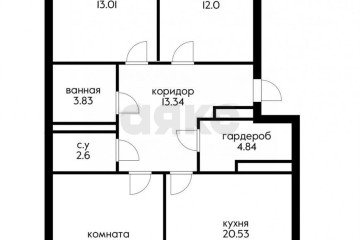 Фото №3: 3-комнатная квартира 94 м² - Краснодар, мкр. Школьный, ул. Школьная, 1