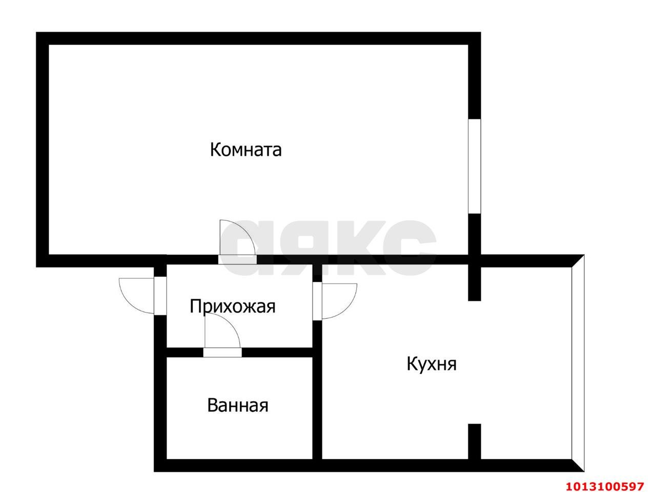 Фото №1: 1-комнатная квартира 33 м² - Новая Адыгея, жилой комплекс Родной Дом, ул. Бжегокайская, 31/2к2