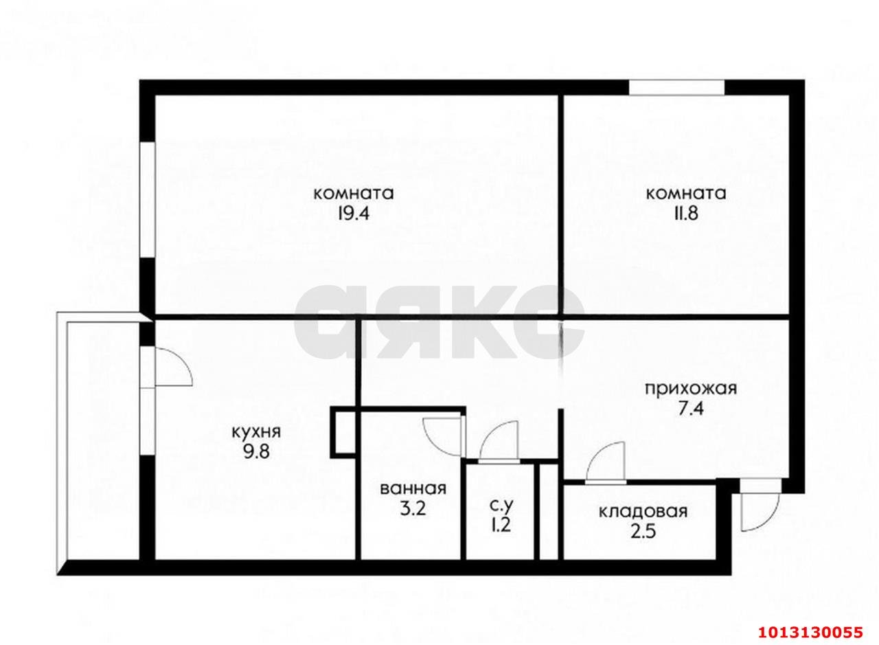 Фото №11: 2-комнатная квартира 63 м² - Краснодар, Восточно-Кругликовский, ул. им. Героя Яцкова И.В., 28