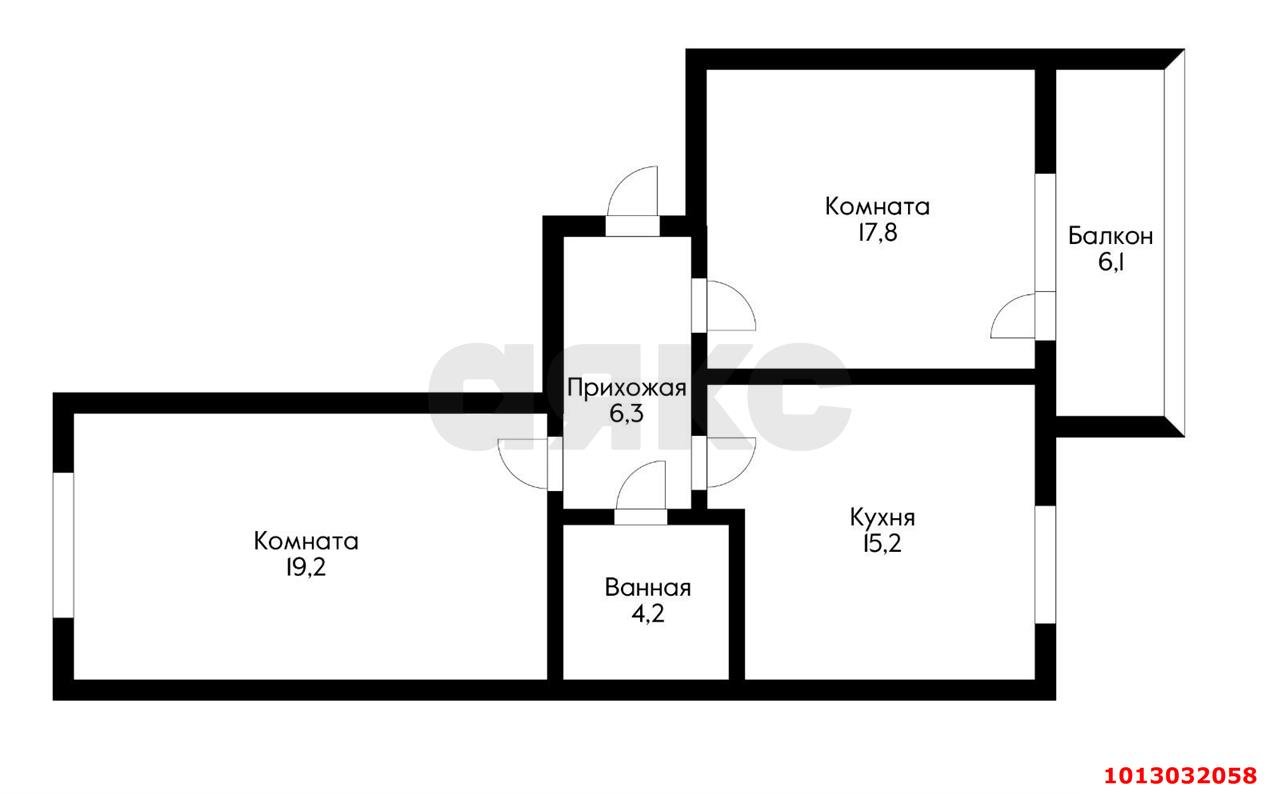 Фото №2: 2-комнатная квартира 69 м² - Краснодар, Калинино, ул. Есаульская, 52