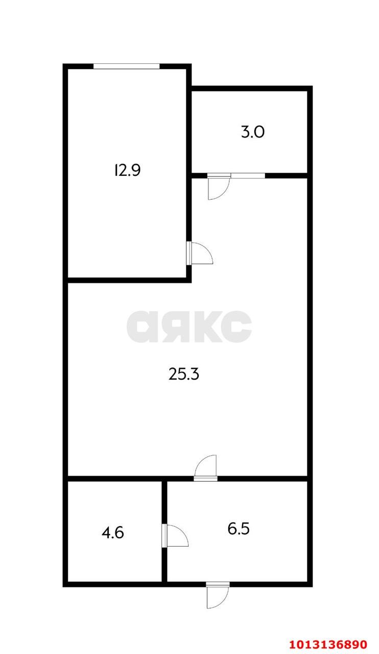 Фото №13: 2-комнатная квартира 52 м² - Краснодар, Новознаменский, ул. Войсковая, 4к5