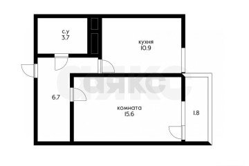 Фото №5: 1-комнатная квартира 38 м² - Краснодар, мкр. жилой комплекс Абрикосово, ул. имени Героя Георгия Бочарникова, 4к2