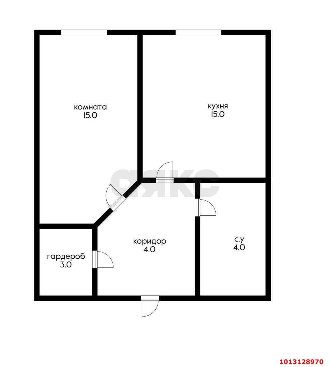 Фото №10: 1-комнатная квартира 40 м² - Краснодар, Новый, ул. 2-я Трудовая, 1