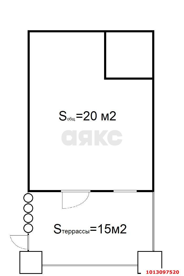 Фото №8: Студия 35 м² - Краснодар, Центральный, ул. Коммунаров, 282