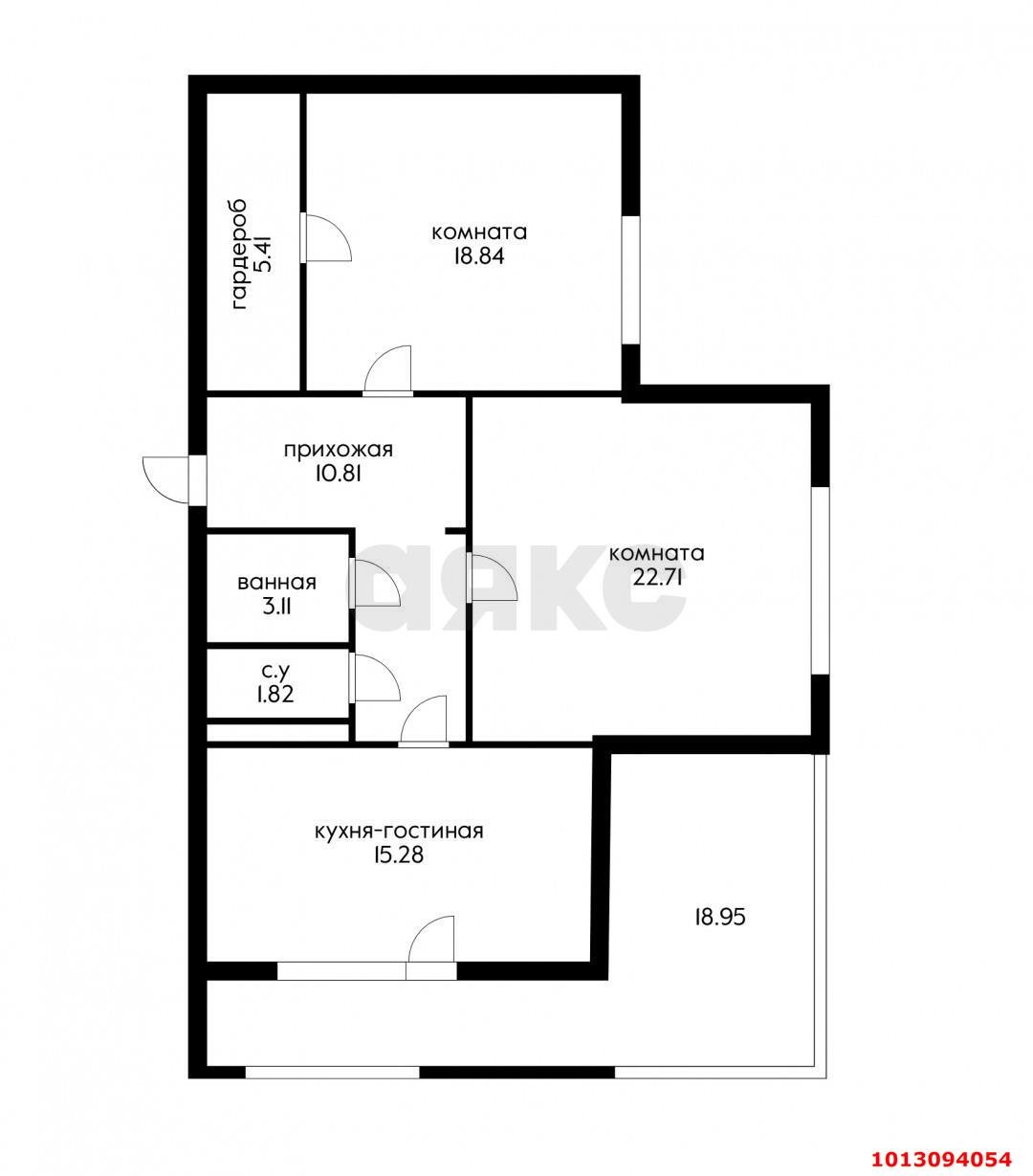 Фото №8: 2-комнатная квартира 83 м² - Краснодар, жилой комплекс Режиссёр, ул. Уральская, 100/6