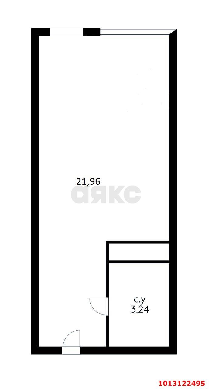 Фото №12: Студия 25 м² - Краснодар, Славянский, ул. Заполярная, 39к6