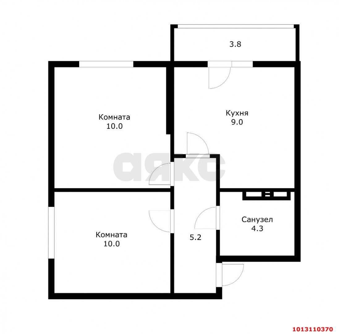 Фото №8: 2-комнатная квартира 41 м² - Краснодар, жилой комплекс Самолёт-2, 