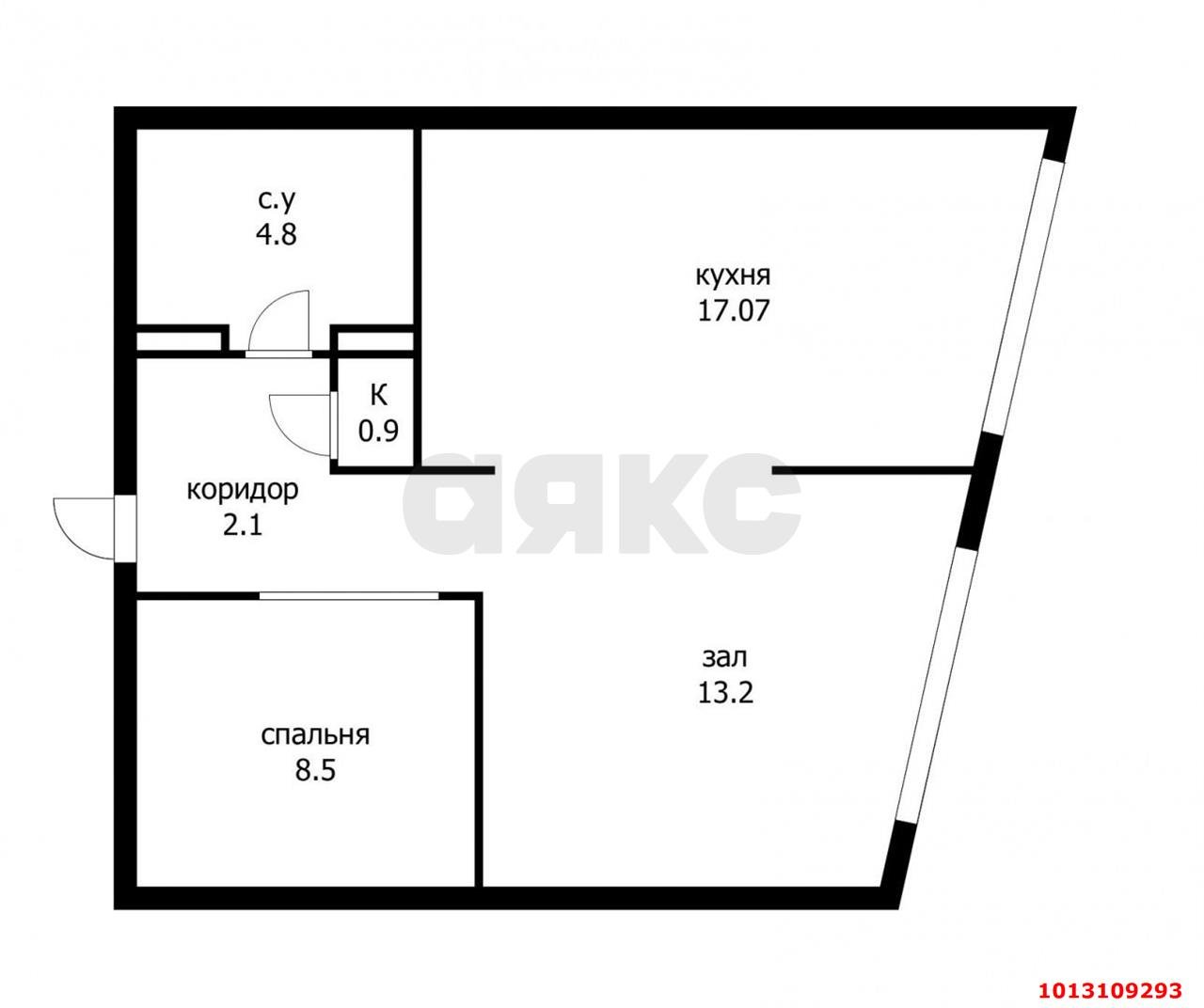 Фото №24: 1-комнатная квартира 47 м² - Краснодар, жилой комплекс Сказка Град, ул. имени В.Н. Мачуги, 166