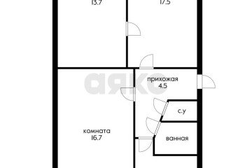 Фото №2: 3-комнатная квартира 65 м² - Краснодар, мкр. Фестивальный, ул. имени Тургенева, 225