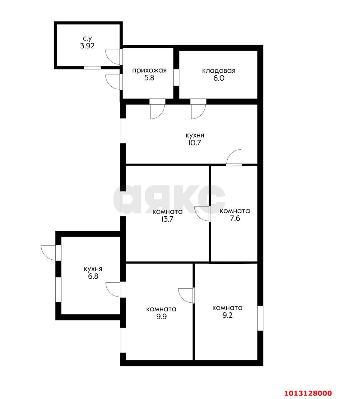 Фото №12: Часть дома 76 м² + 1.5 сот. - Краснодар, Центральный, ул. Чкалова, 67