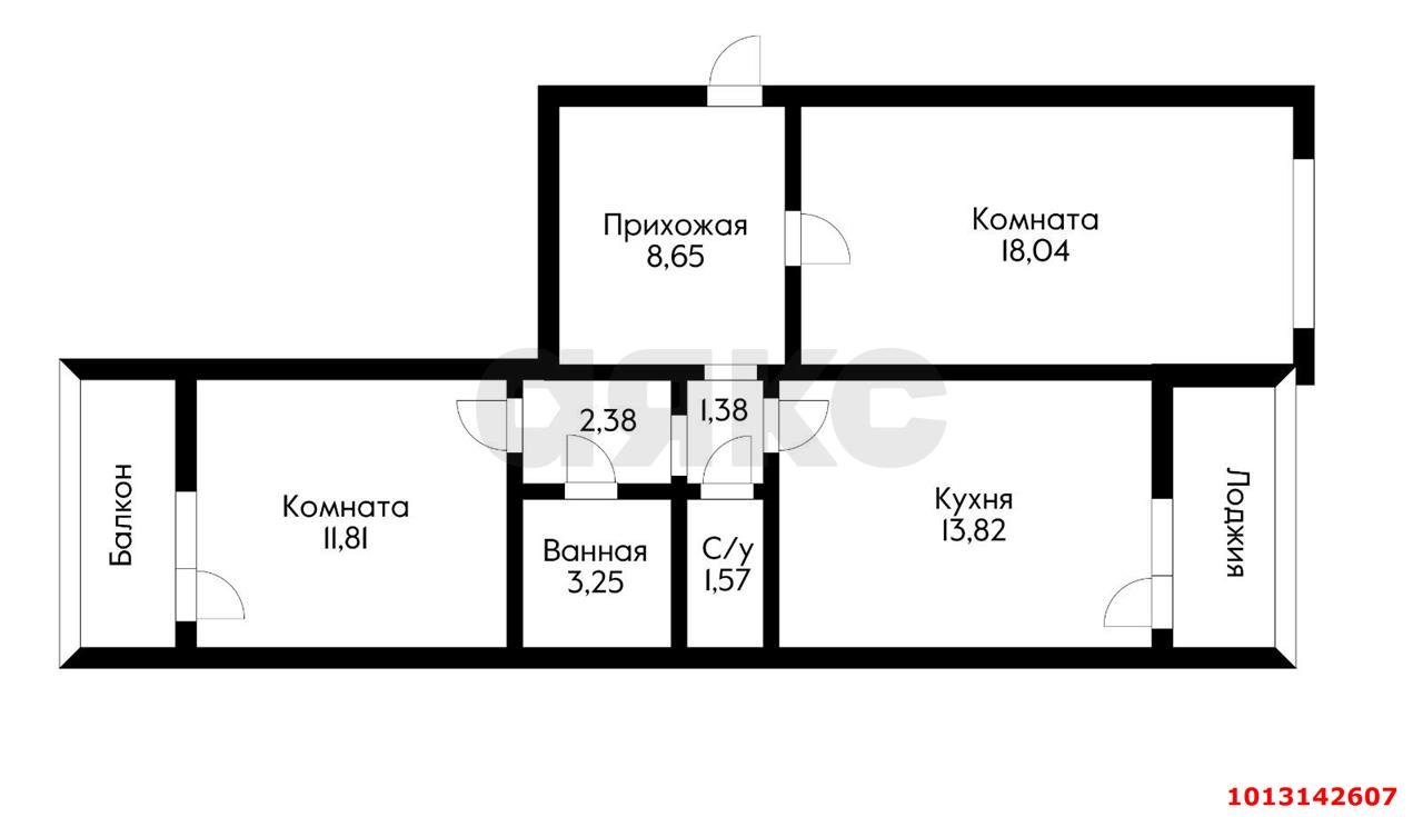 Фото №8: 2-комнатная квартира 61 м² - Краснодар, Черёмушки, ул. Ставропольская, 107/8