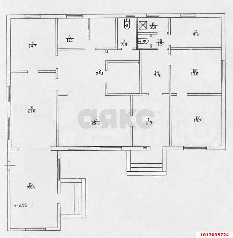 Фото №4: Дом 184 м² + 3.53 сот. - Краснодар, Хлопчато-бумажный Комбинат, ул. Селезнёва, 123