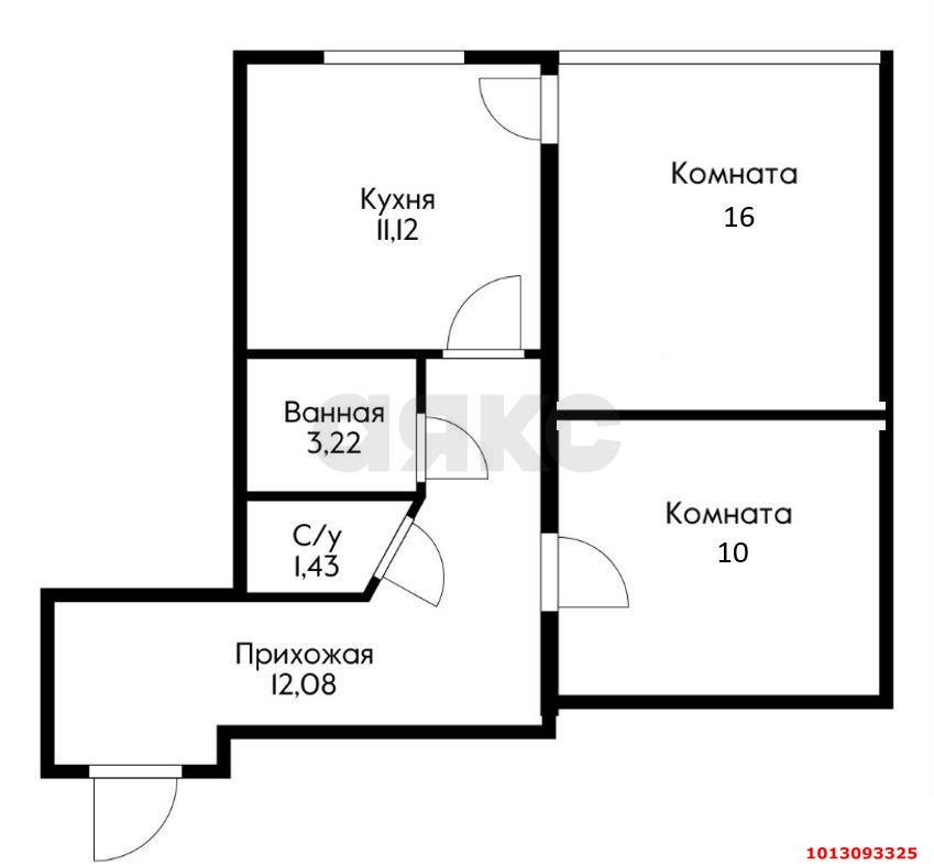 Фото №14: 2-комнатная квартира 52 м² - Краснодар, Музыкальный, ул. Дементия Красюка, 64