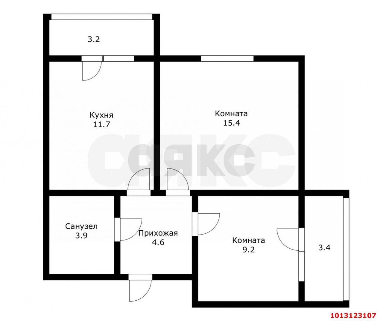 Фото №18: 2-комнатная квартира 48 м² - Краснодар, Парк Победы, ул. Героя Пешкова, 14