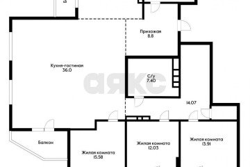 Фото №1: 4-комнатная квартира 136 м² - Краснодар, мкр. Юбилейный, б-р Клары Лучко