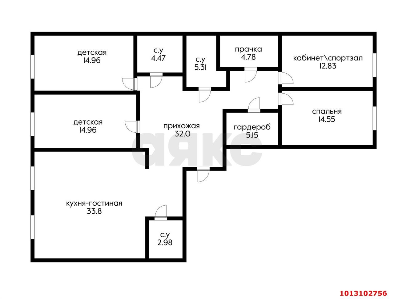 Фото №17: 5+-комнатная квартира 144 м² - Краснодар, жилой комплекс Большой, ул. Красная, 176лит4