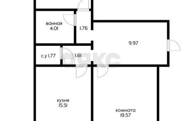 Фото №5: 2-комнатная квартира 70 м² - Краснодар, мкр. Репино, пр-д Репина, 22